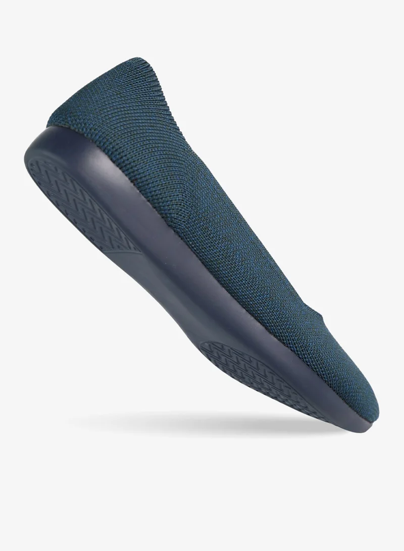 DUOZOULU Dark Teal Comfortable and durable Closed-Toe Flat Shoes - Cloud Edition for Women | Best Price UAE