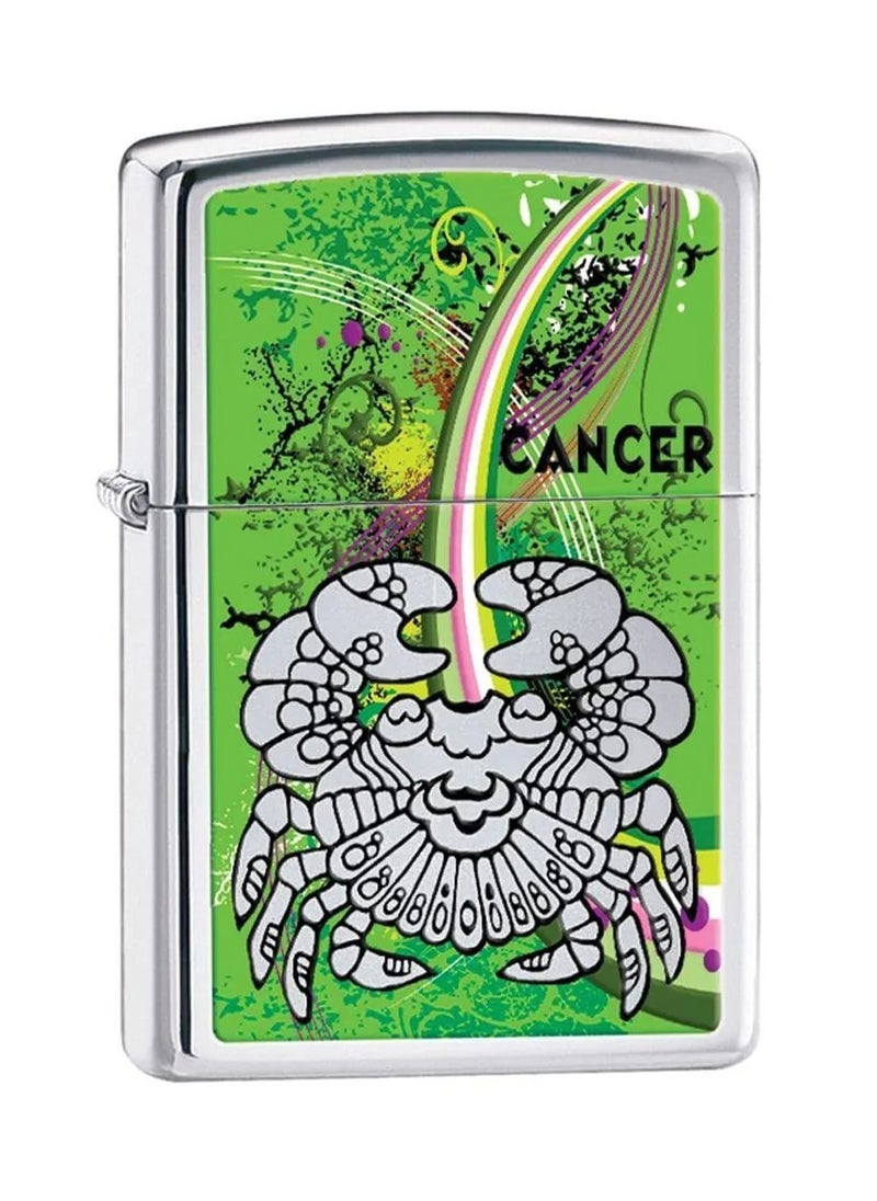 Zippo Zippo Zodiac Cancer Chrome Lighter 24934-250 (Multicolored) 
