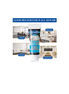 Bossil Bossil Multipurpose Crack Filler 290g White BS-8127, Non Shrinkable, Smooth and Durable, Easy to Fill Cracks & Gaps in a Single Application  - Image 3