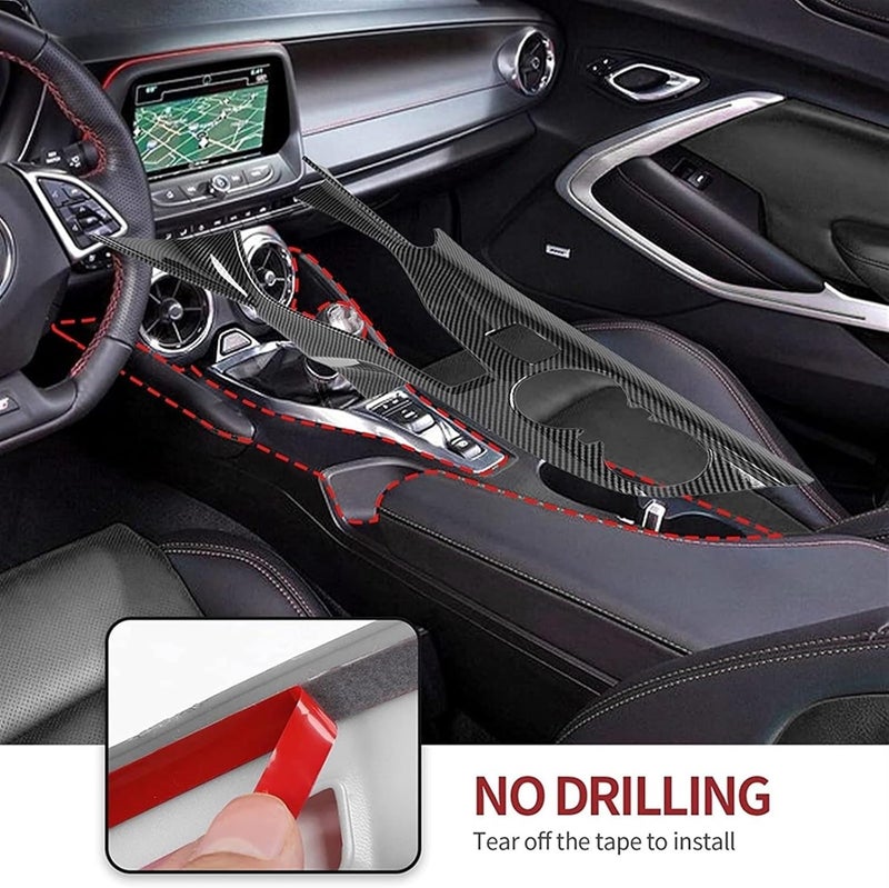 Vuzmode Gear Shift Panel Trim for Chevrolet Camaro 2016-2023 - Image 4