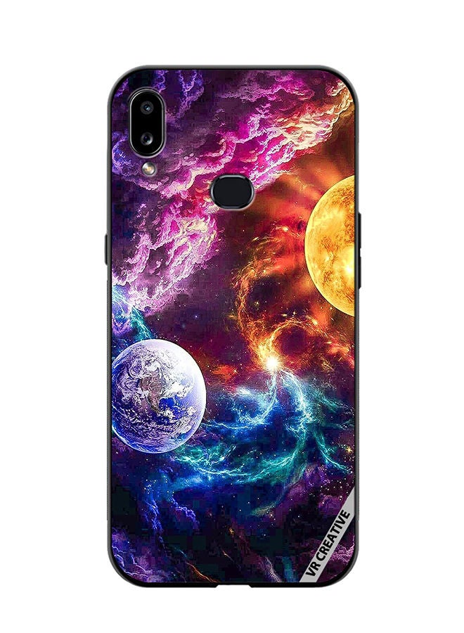 VR CREATIVE Protective Case Cover For Samsung Galaxy A10s Beautiful Galaxy Design Multicolour - Image 1