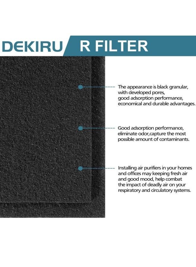 DEKIRU Carbon Activated Filter Precut for HPA300 Prefilter Compatible with Honeywell Air Purifier Filter Replacement Fit for Easy Installation Advanced Filters 6 Pack - Image 1