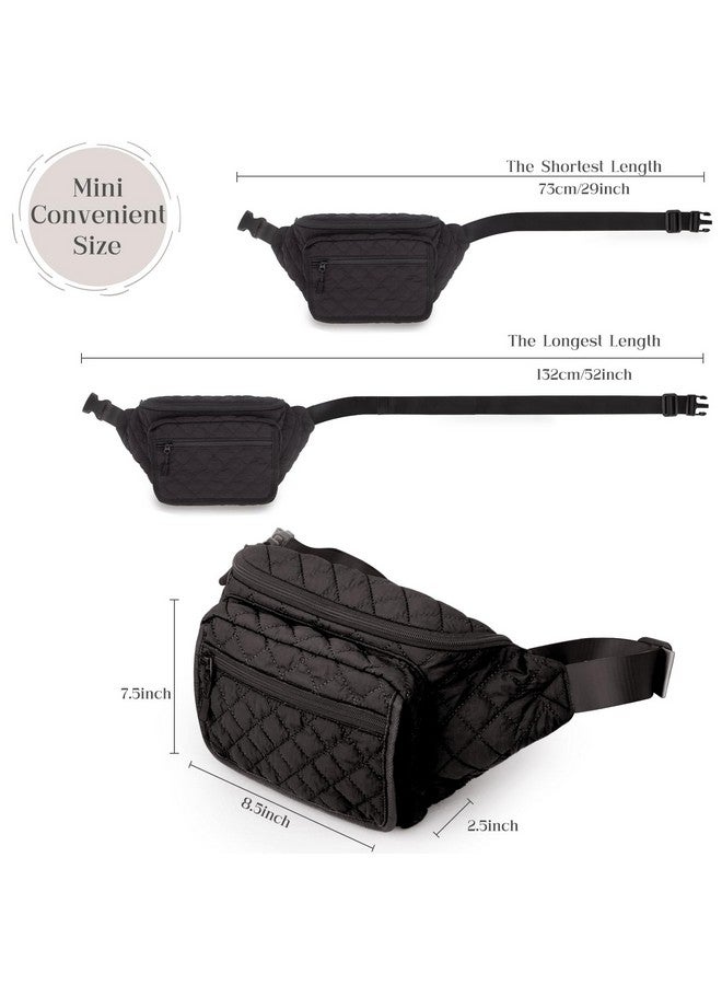 Pripher Pripher Small Diaper Bag with Portable Changing Pad, Crossbody Diaper Bag Pack with Wipes Pocket for Mom and Dad, Mini Diaper Bag Fanny Pack for Baby Travel, Black - Image 3