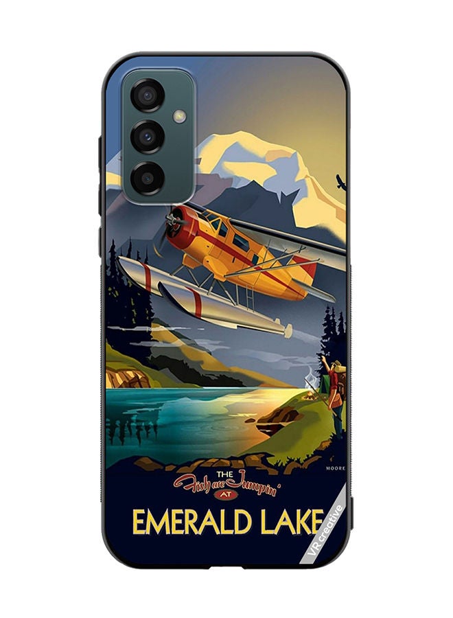VR CREATIVE Protective Case Cover For Samsung Galaxy F13/M13 Emerald Lake Design Multicolour - Image 1