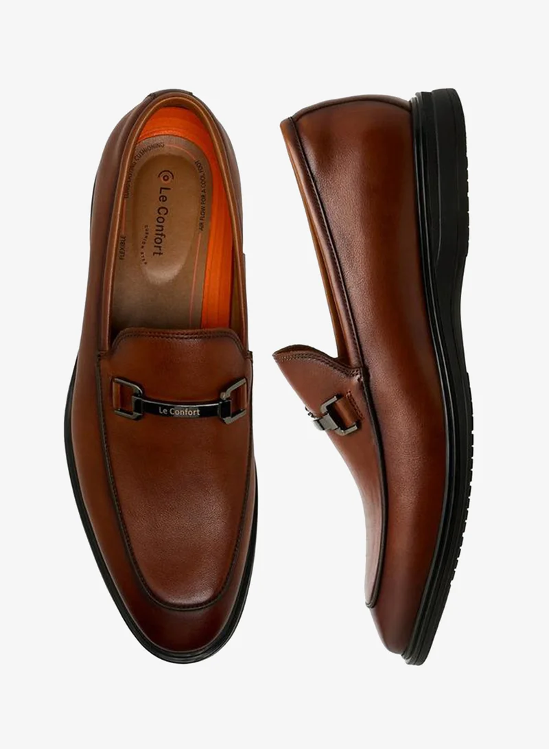 لو كونفورت حذاء لوفر جلدي سهل الارتداء