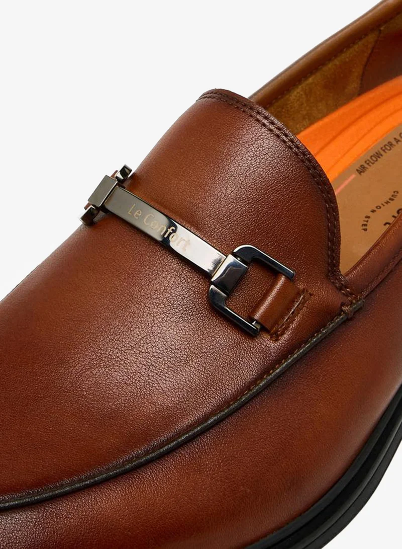 Le Confort BROWN Slip-On Leather Loafers for Men | Best Price UAE