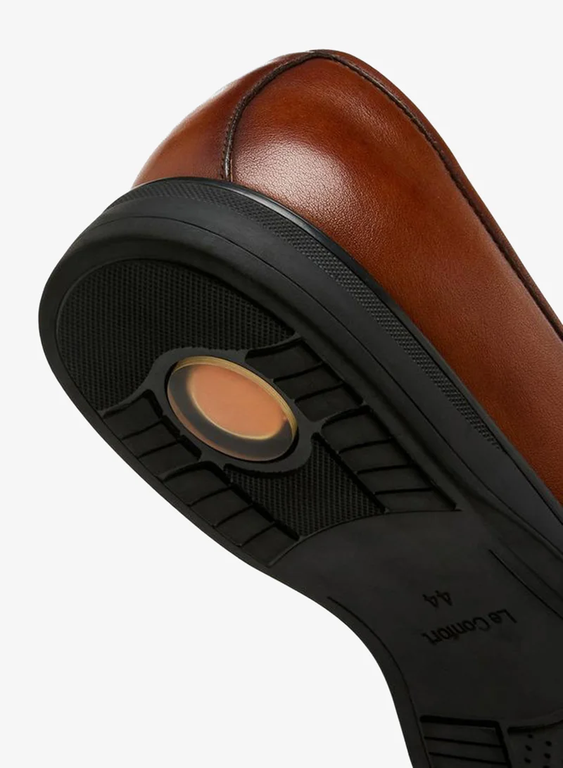 Le Confort BROWN Slip-On Leather Loafers for Men | Best Price UAE