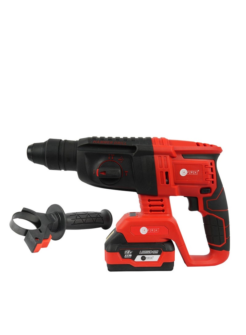 عفرا أفرا 18 فولت 4.0 أمبير بطارية ليثيوم أيون مطرقة دوارة لاسلكية 26 ملم - Image 3