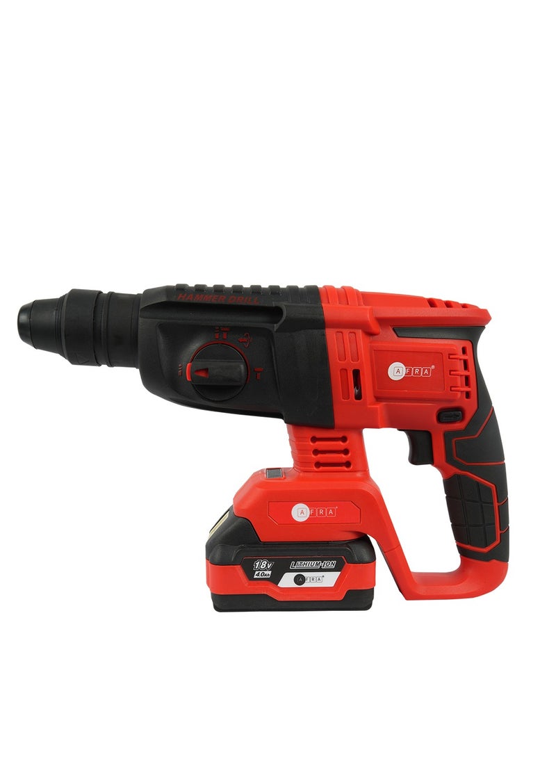 عفرا أفرا 18 فولت 4.0 أمبير بطارية ليثيوم أيون مطرقة دوارة لاسلكية 26 ملم - Image 4
