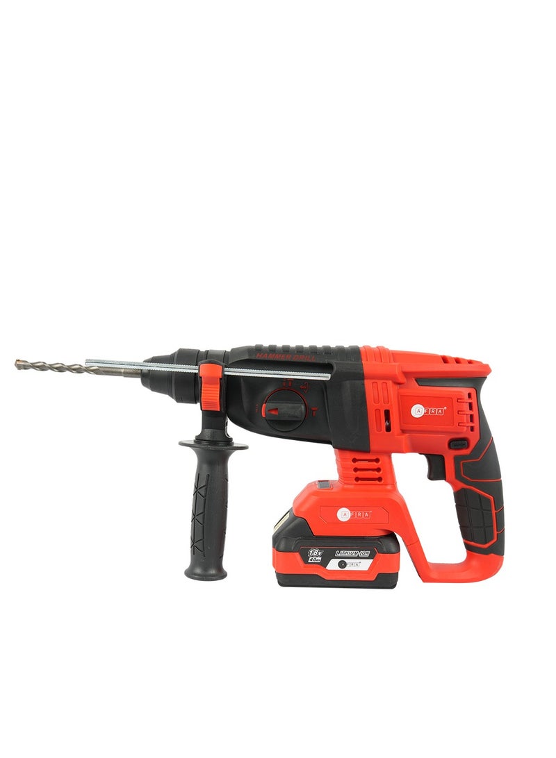 عفرا أفرا 18 فولت 4.0 أمبير بطارية ليثيوم أيون مطرقة دوارة لاسلكية 26 ملم - Image 1