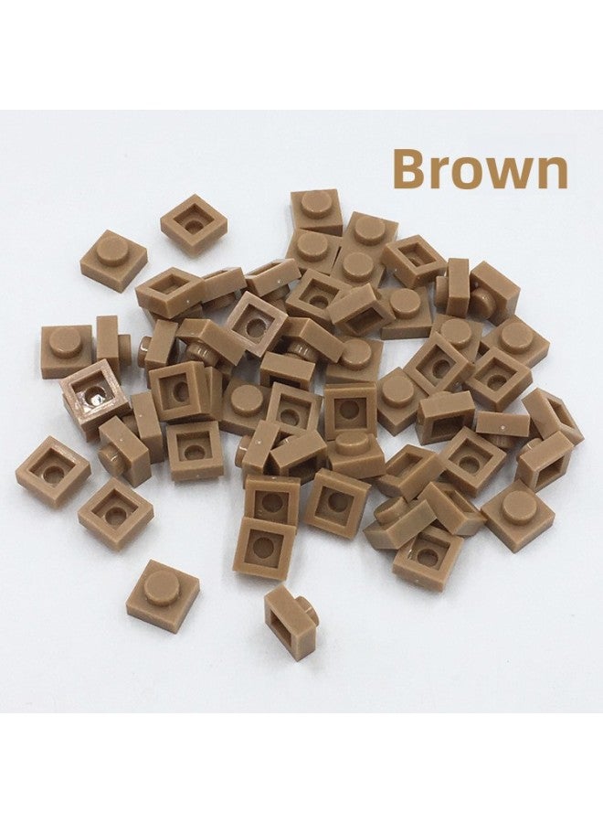 Building Block Parts Small Particles Basic Parts Short 1*1 Hole Pixel Particles Assembled Building Blocks Draw Two-dimensional Code 0.1 Kg/bag 
