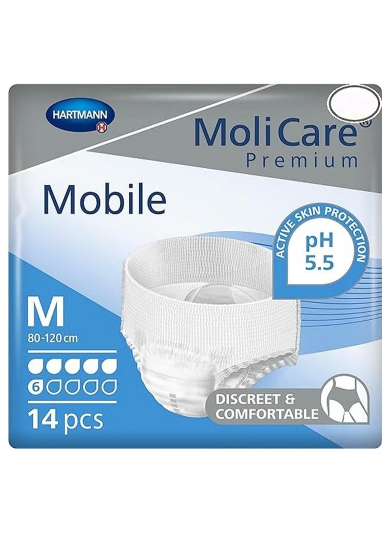 Molicare سروال حماية متنقل، متوسط 14 قطعة - Image 1