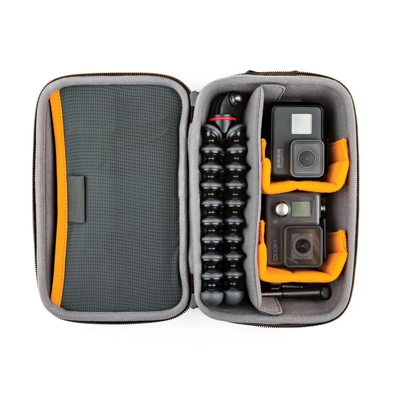 لوبرو حافظة Lowepro Hardside Cs 60 للكاميرات الصغيرة بدون مرآة أو كاميرتين أكشن و1-2 ملحقات العدسات 14.00 × 8.51 × 22.71 سم أسود - Image 5