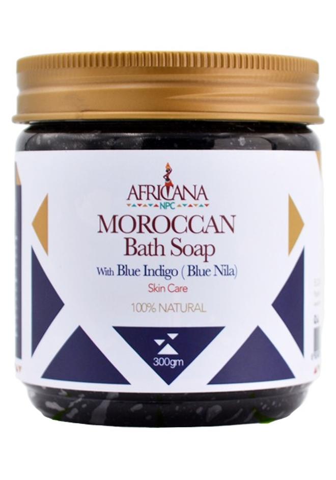 أفريكانا إن بي سي صابون مغربى بالنيلة الزرقاء 300جم - Image 1