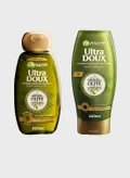garnier Ultra Doux - Mythic Olive Shampoo 400ml + Mythic Olive Conditioner 400ml, Savings 33%