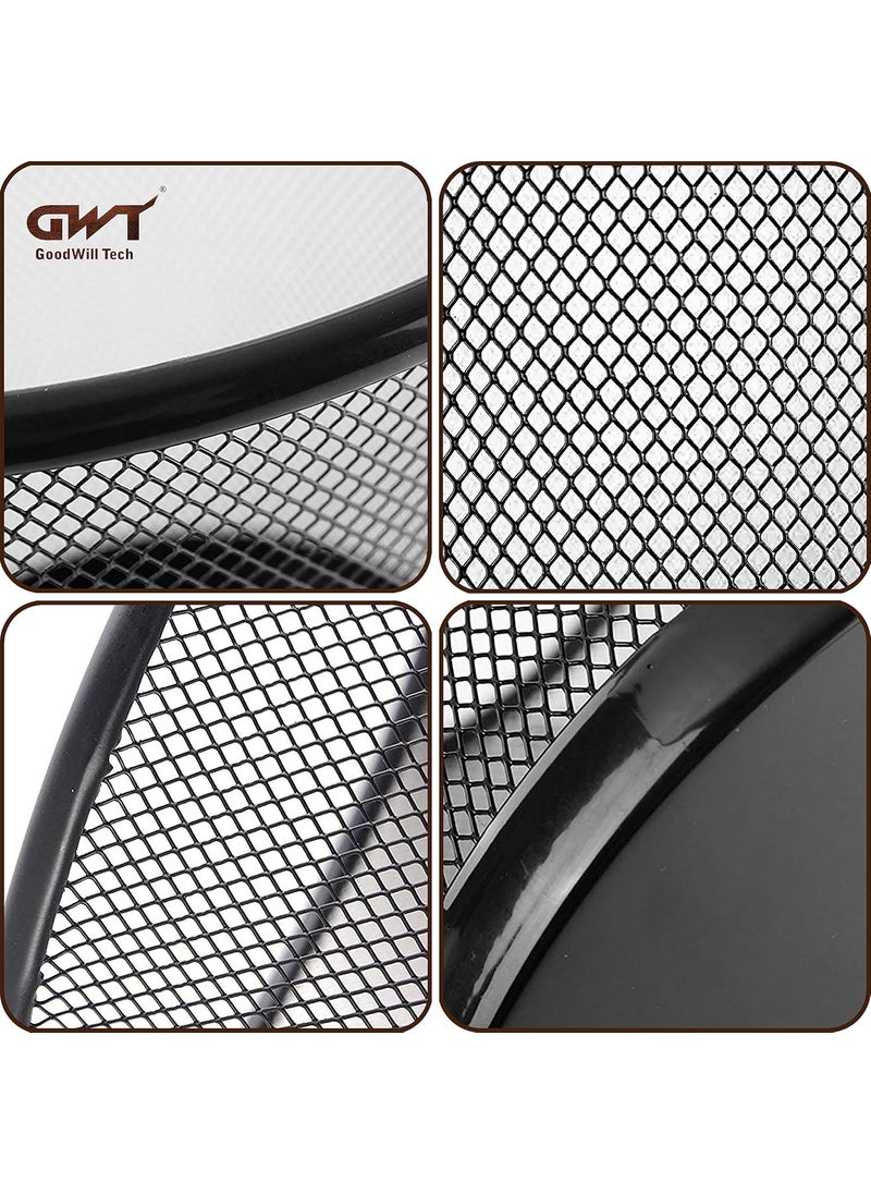 GoodWill Tech GoodWill Tech Metal Mesh Waste Dustbin Pack of 3 for HomeKitchen Large 19L Black opentop  - Image 4
