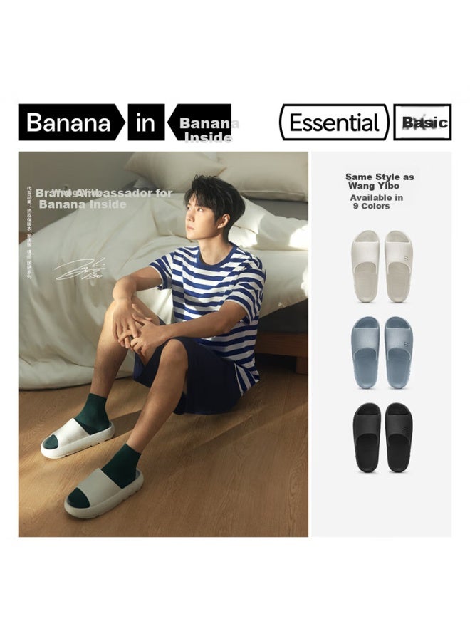 Bananain 301h Slippers For Men And Women, Bathroom Shower Non-slip Stepping-in Feeling Couple Home Shoes, Antibacterial And Odor-resistant, Suitable For Outdoor Wear - Image 1