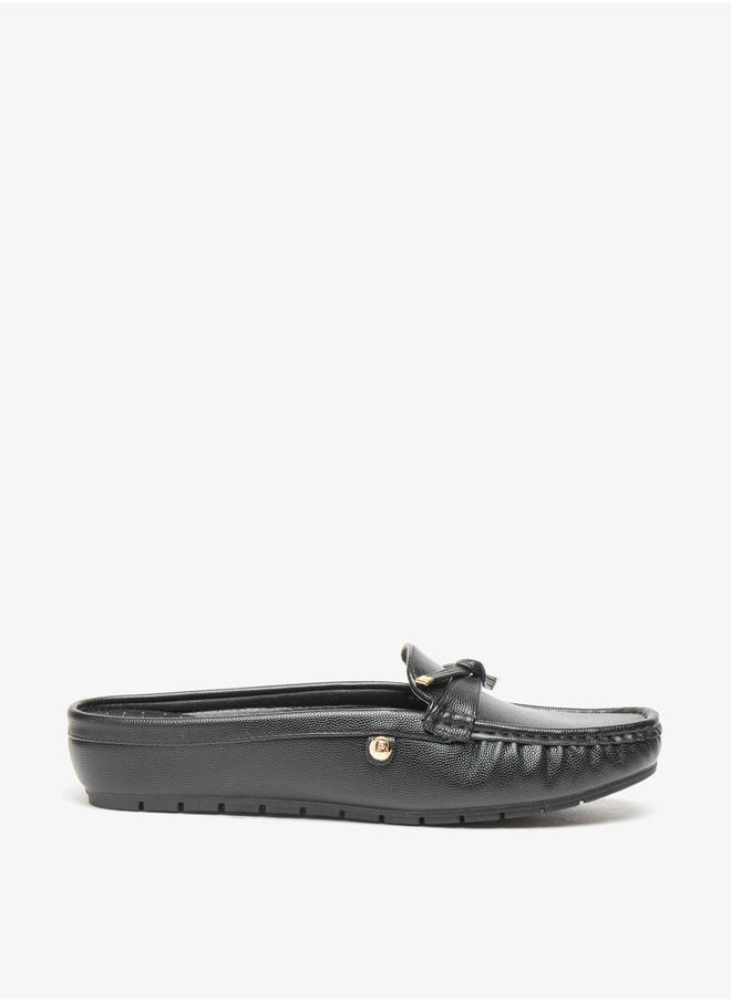 Flora Bella By Shoexpress - Women's Bow Accent Slip-On Mules - Image 1
