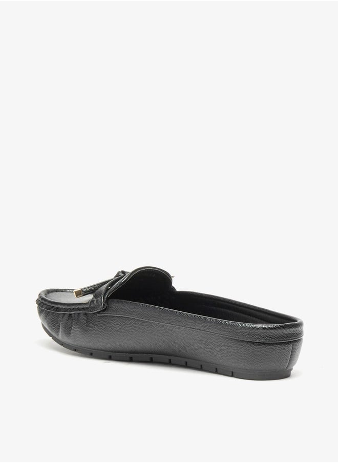 Flora Bella By Shoexpress - Women's Bow Accent Slip-On Mules - Image 1