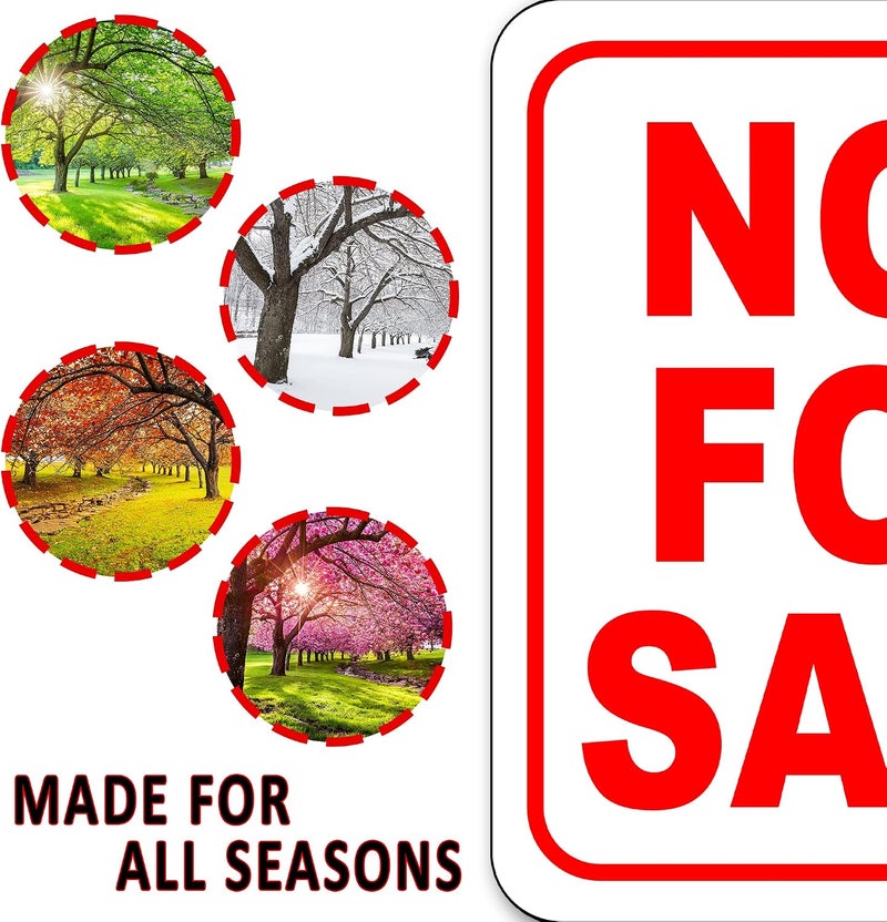 Work House Signs Not For Sale Sign - Aluminum Business Sign 8.5 x 10 - Image 3