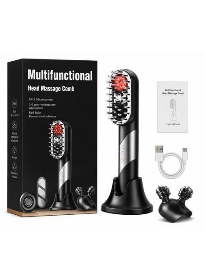 Multifunctional 4-in-1 Electric Massage Brush for Face, Scalp, and Body - Image 1