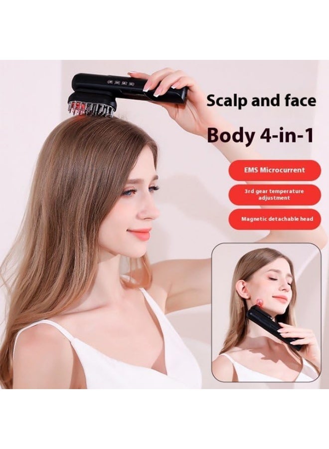 Multifunctional 4-in-1 Electric Massage Brush for Face, Scalp, and Body - Image 5