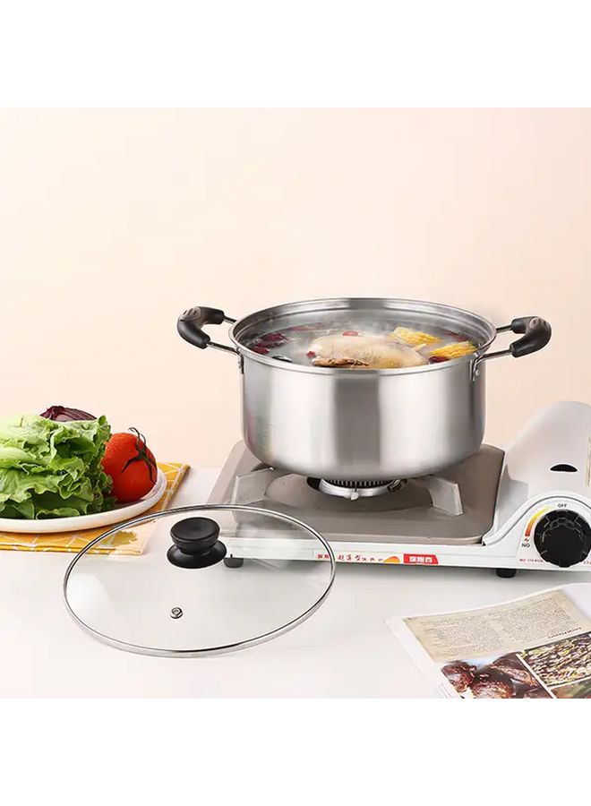 3 Piece Stainless Steel Cookware Set With Bakelite Handle Heavy Duty 201 Steel Pot Frying Pan Saucepan With Lids Induction Compatible Durable Kitchen Cookware For Stoves Small And Large Kitchens Ideal Gift For Cooks And Professional - Image 3