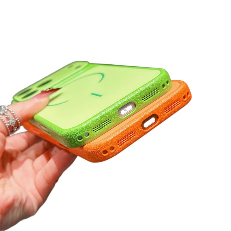 MagSafe iPhone 13 Drop Protection Leather Texture Case for Matte Finish and Scratch Resistant in White finish - Image 5