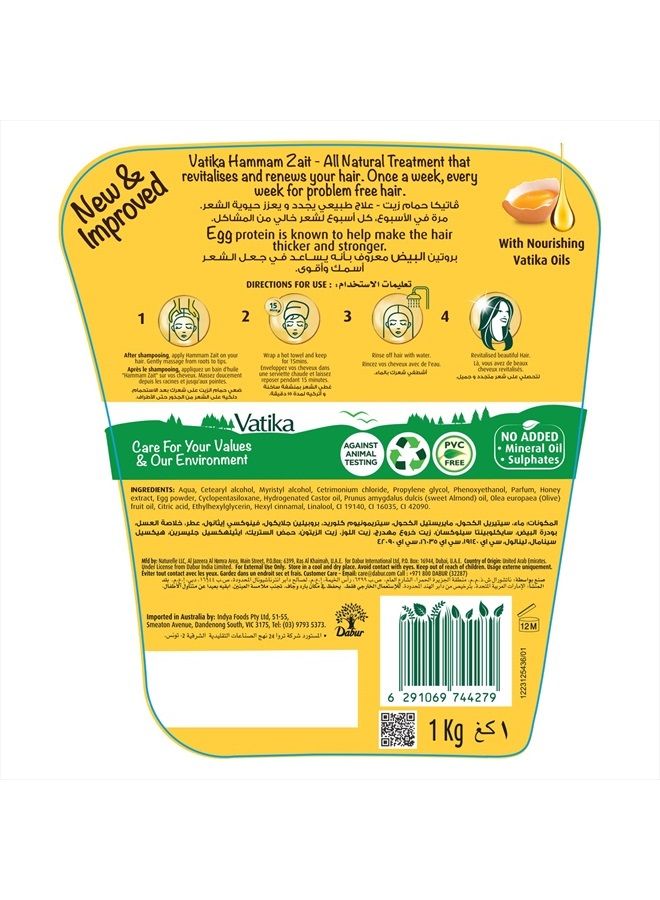 Dabur قناع شعر فاتيكا ناتشورالز (بروتين البيض) - Image 2