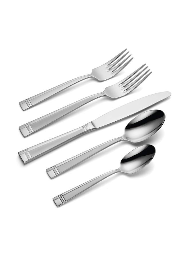 ONEIDA T078045AL20 Amsterdam 45 Piece Everyday Flatware Set, Service For 8 - Image 2