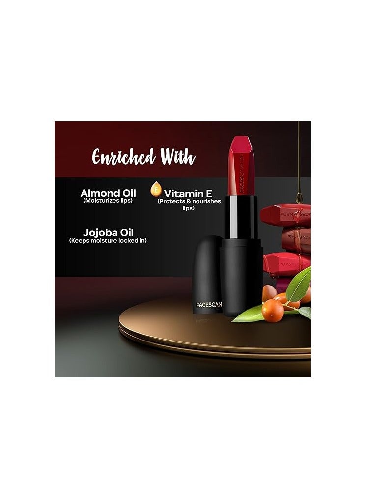 فاسيسكانادا أحمر شفاه فيس كندا خفيف الوزن غير لامع بلمسة نهائية بلون بني فاتح 05 4 جرام (لون بني فاتح 05) - Image 4