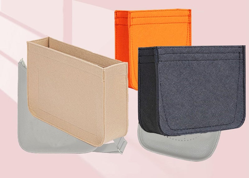 Lckaey Felt Organizer- for TPM Bag Evelyne 16 Bags Insert- Handbag insert Purse-1003Grey-S - Image 3
