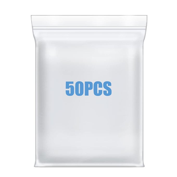 9 X 12 THICK 4 MIL PLASTIC BAGS CLEAR RESEALABLE ZIP SEAL LOCK POLY BAGS HEAVYDUTY ZIPPER RECLOSABLE BAGGIES PACKING CLOTHING PANTS 50 PACK
