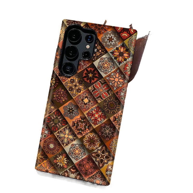 غطاء مزدوج الطبقات | مقاوم للصدمات | مقاوم للصدمات لـ Samsung Galaxy S24 Ultra | Dual Layer Film Case TH835 | Film | حماية من السقوط - Image 1