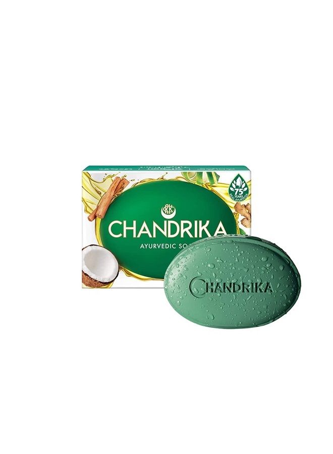 Chandrika Soap Ayurvedic Herbal And Vegetable Oil Soap - 2.64 Oz - Case Of 10 - Image 5