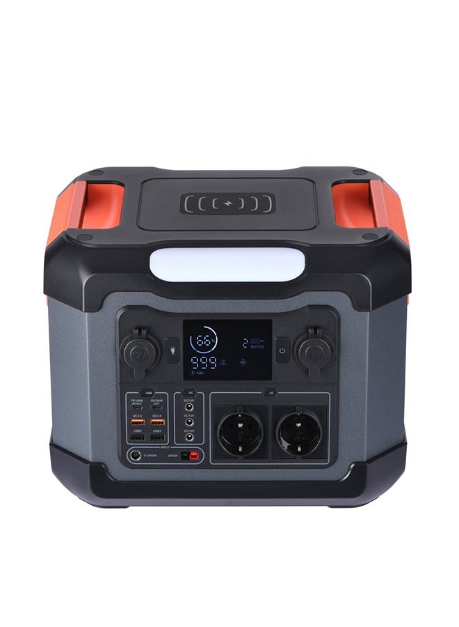 Mobile Home Power Bank For Power Outages, 1200 Watts  Equipped With Wireless Charging For Phones/OPS1200 - Image 3