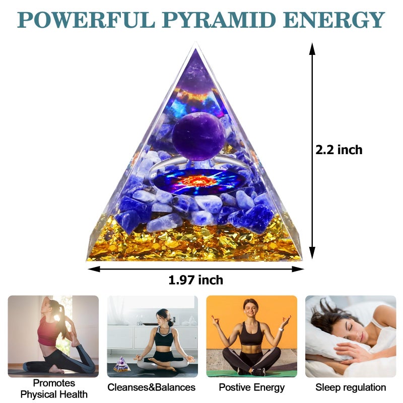 TATOODAA Crystals and Healing Stones,26 Pcs Healing Crystal Set for Meditation,7 Raw Chakra Stones Crystals Kit Pyramid Reiki Real Crystal Stones with Wooden Box,Gifts for Crystal Beginners - Image 3