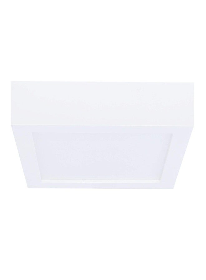 Bulbrite 773134 Led10Dl/5/927/Whsq/J/D Flush Mount 10W Led 5.5 Square Dimmable Ja8 2700K 120V, White - Image 1