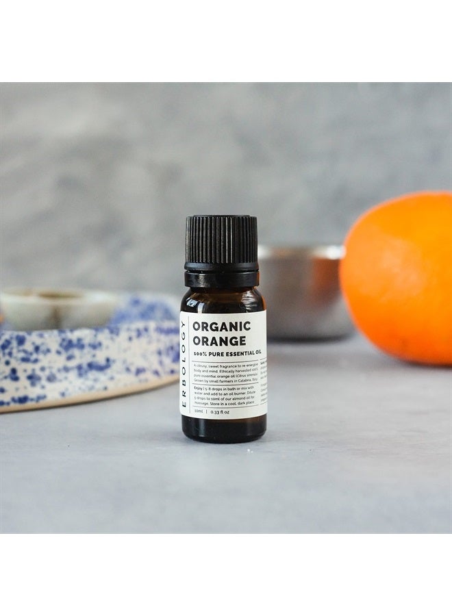 Erbology 100% Organic Pure Orange Essential Oil 0.34 fl oz - Premium Quality - Straight from Farm in Calabria - Image 3