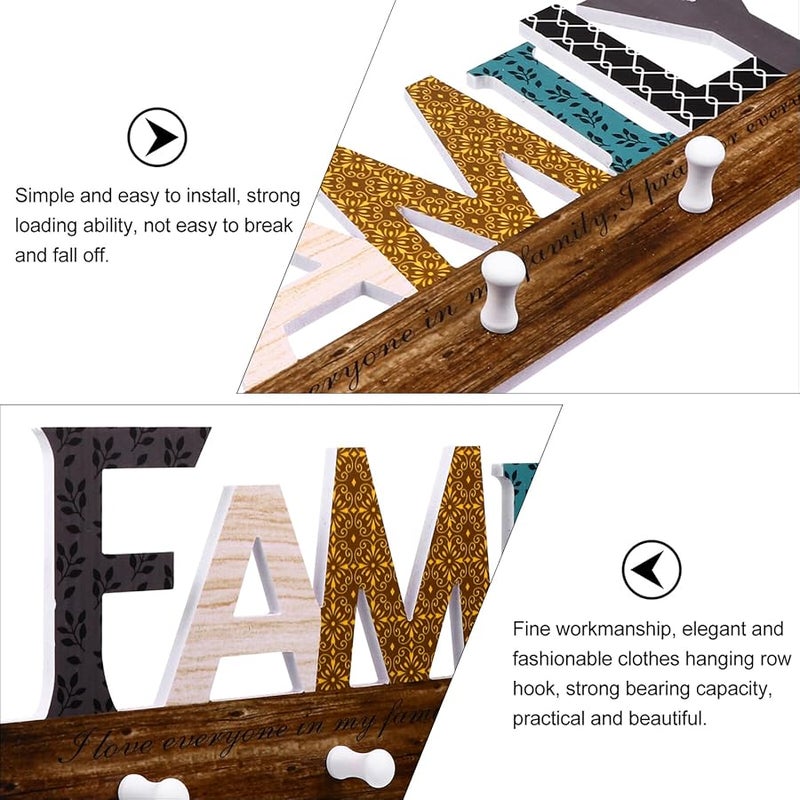 خطاف حائط على الطراز الاسكندنافي، حامل معاطف متين وسهل التركيب للمنزل والمتجر - Image 4