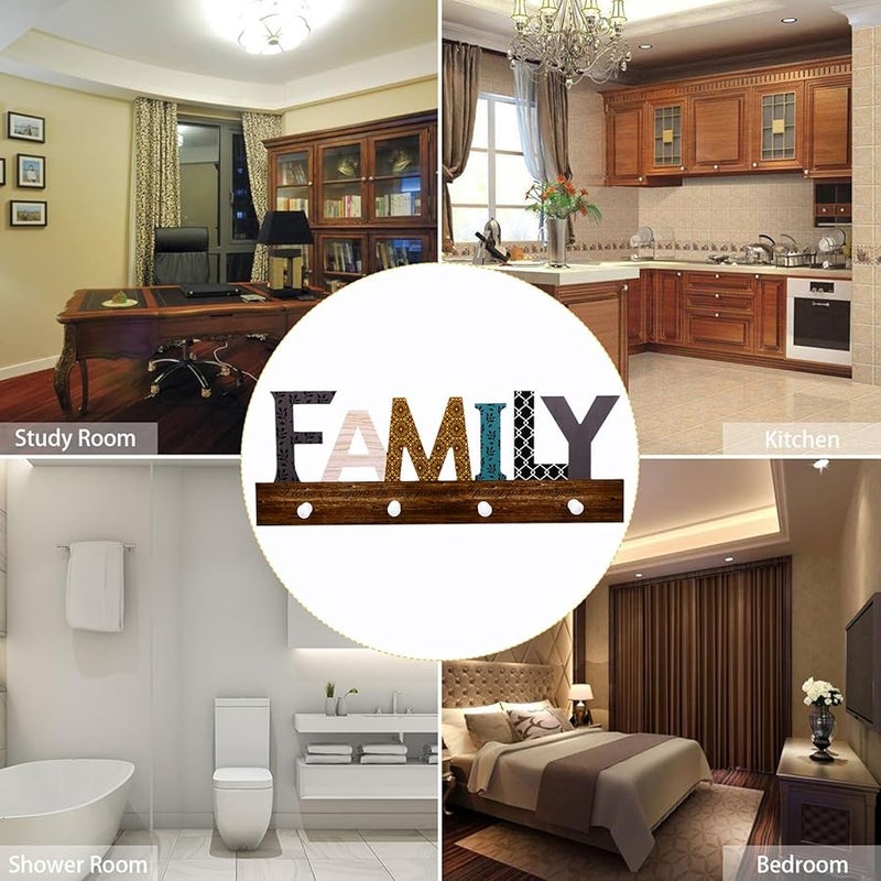 خطاف حائط على الطراز الاسكندنافي، حامل معاطف متين وسهل التركيب للمنزل والمتجر - Image 5