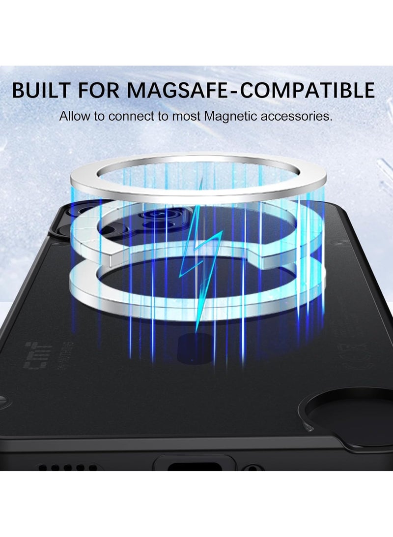 For Nothing CMF Phone 2 Pro Magnetic Case, Compatible with MagSafe, TPU+PC Shockproof Matte Skin Feel Mobile Phone Back Cover, Anti-fingerprint Slim Fit Protective Casing - Image 5