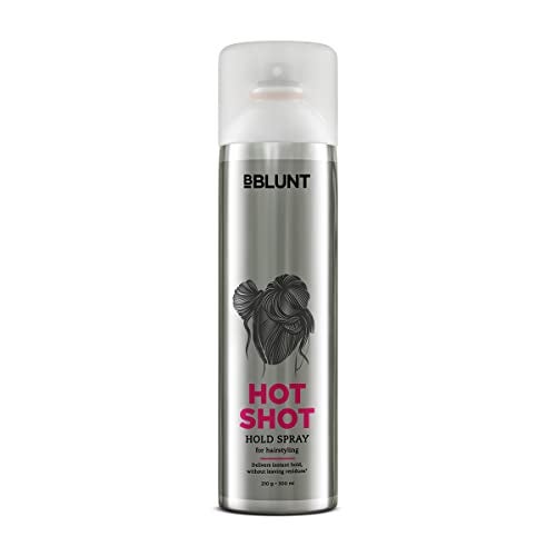 BBLUNT Hot Shot Hold Spray for Instant & Firm Hold - 300 ml - Image 1