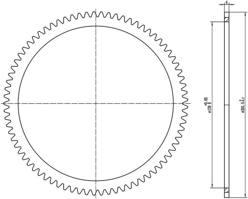 Outboard Motor Flywheel Gear Ring Fit for 4 Stroke F20 20HP - Image 3