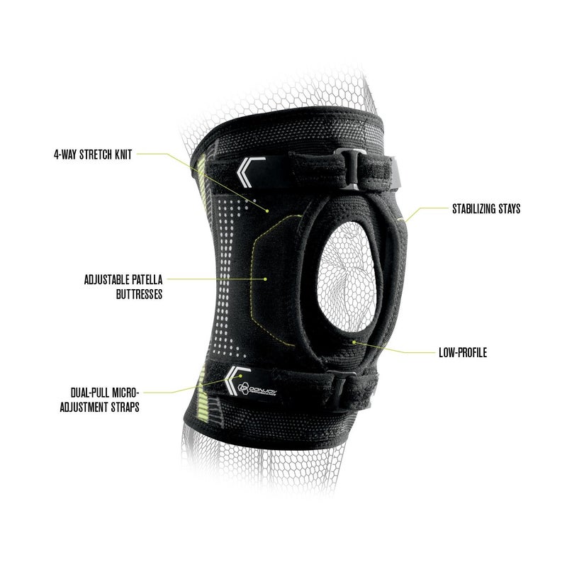 DonJoy Performance Dual-Pull Patella Stabilizer, Slime Green, S - Image 3