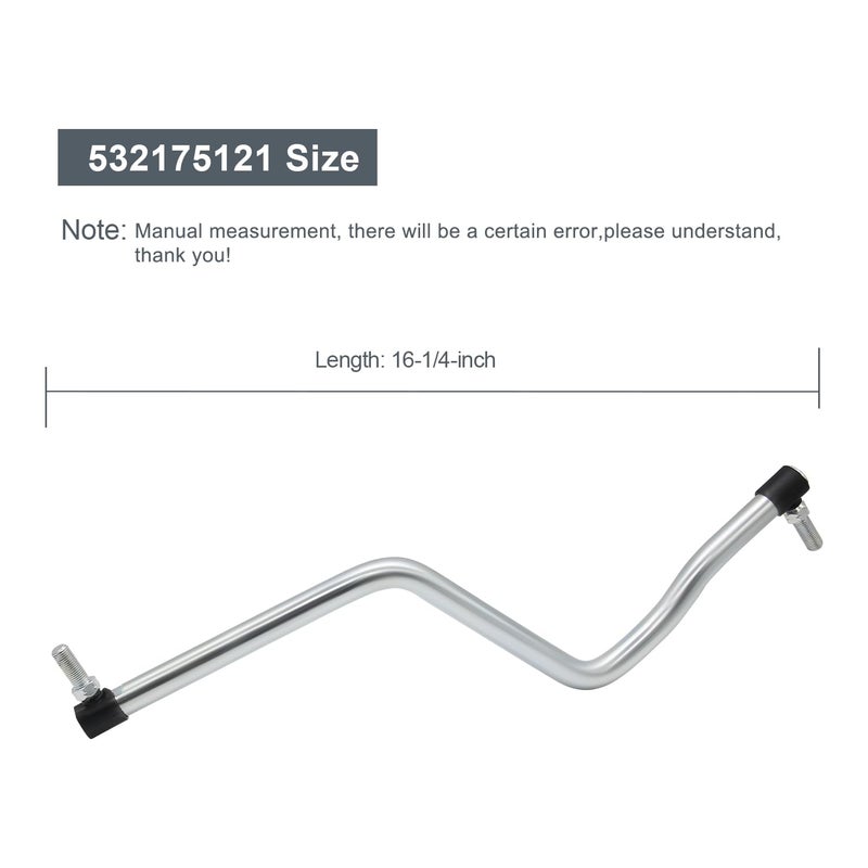 Thaekuns 175121 532175121 Drag Link Fits for Craftsman Poulan Husqvarna Lawn Mowers - Image 2