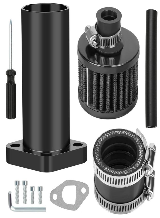 CILOYU 212cc Intake Pipe Inlet Manifold Kit for PWK24 Carburetor Predator 212cc 224cc 196cc 200cc Coleman CT200U BT200X KT196 Baja Warrior Mb200 GX200 6.5hp Mini Bike Go Kart High Performance Parts - Image 1
