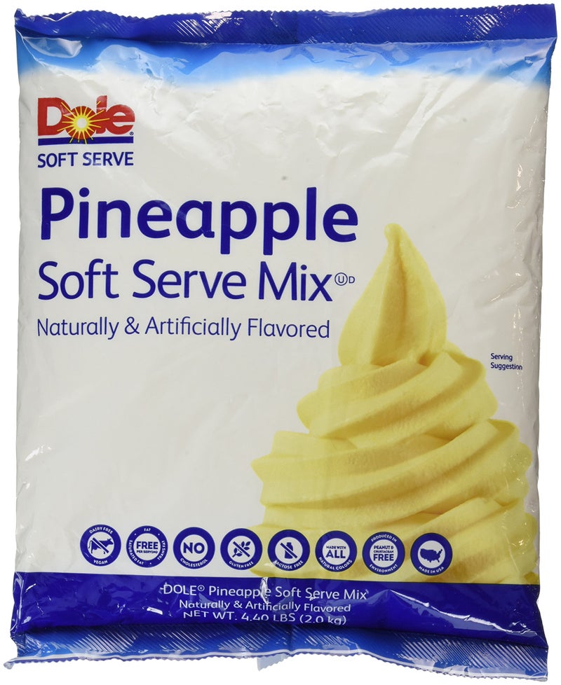 Dole خليط دلي للآيس كريم الناعم بنكهة الأناناس، 4.40 رطل - Image 1