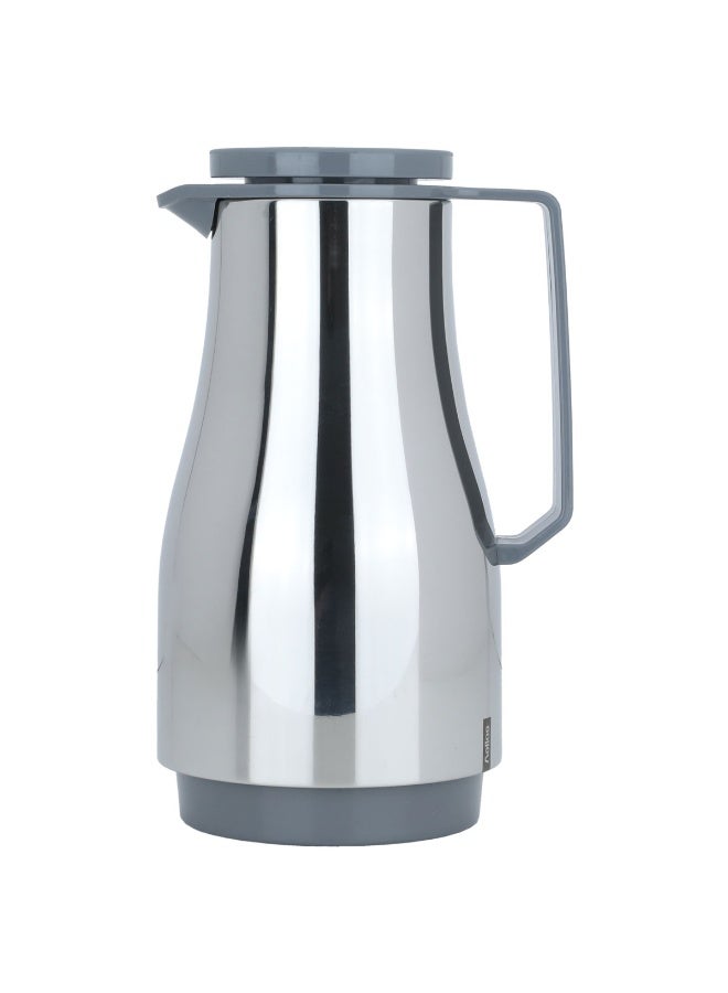 Helios German Thermos, Light Grey, 1 Liter