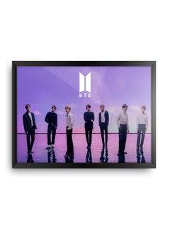 Epic Stuff Epic Stuff BTS Design A4 Size Wall Poster With Frame Best Gifts For BTS FansBTS FandomGreat Accessory For Home Decor Flamboyant Design 